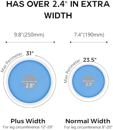 DNEOUXI Waterproof Extra Wide Leg Cast Cover for Shower, Extra Large Reusable Foot Protector with Non-Slip Bottom, Watertight Cast Sleeve for Plus Size Adults Post Surgery Boots, Fits Leg Size 12"-29"