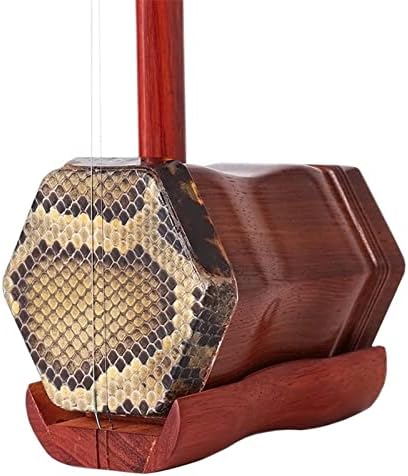 FLFL 2-String Violin Old Mahogany Hexagonal Erhu is Suitable for Beginners and Elderly Beginners Erhu