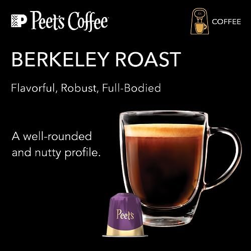 L'OR Barista Coffee Pods, 30 Count Peet's Berkeley, Single-Serve Aluminum Capsules Compatible with the L'OR BARISTA System& *Nespresso Original Machines, 30 Count (Pack of 3)