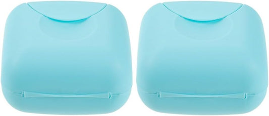 2Pcs Case Plastic Period Storage Case Period Holder Disc Cleaner Diva Carrier for Travel