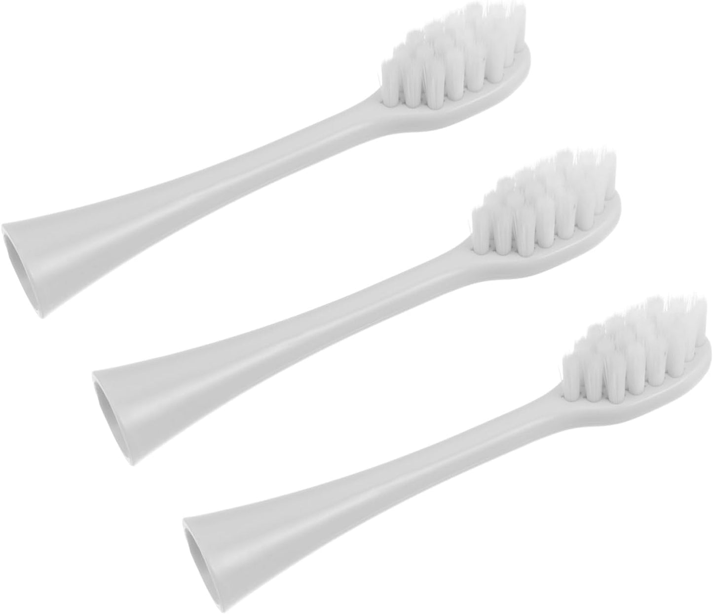 Beaupretty 3pcs Electric Toothbrush Replacement Heads Soft Bristle Fit Toothbrush Head Replacements for Adults