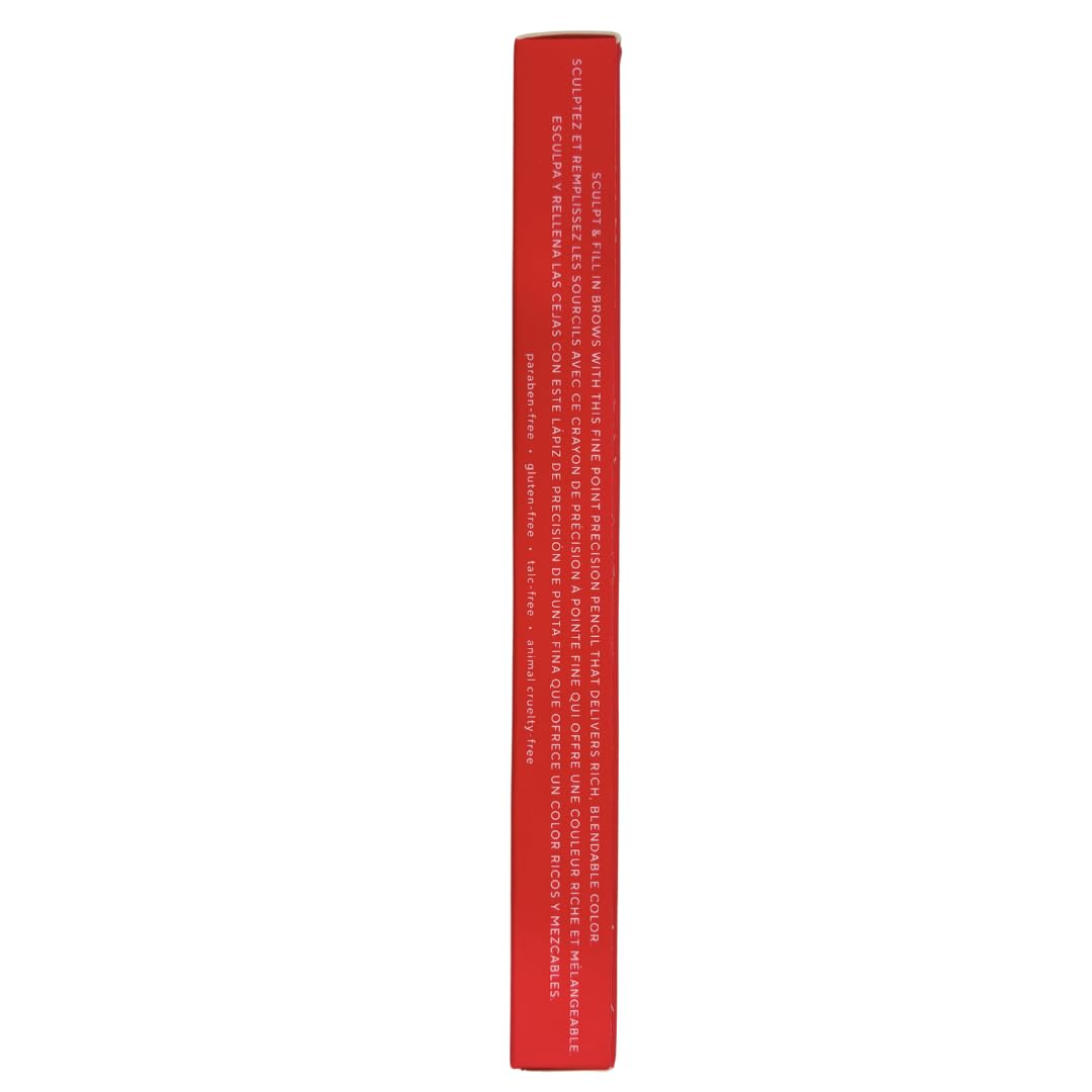 Mirabella Ultra Fine Brow Pencil, Anti-Chip Waterproof Eyebrow Pencil - Smudgeproof, Blendable & Retractable Eyebrow Pencil to Define and Fill In Brows Naturally - Auburn