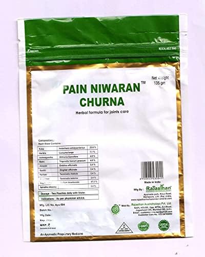 TYU herbals Pain Niwaran Churna for Joint Health, Yellow, 135g