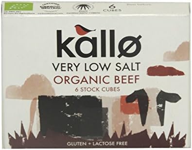 Kallo - Very Low Salt Organic Beef Stock Cubes - 48g (Case of 15)