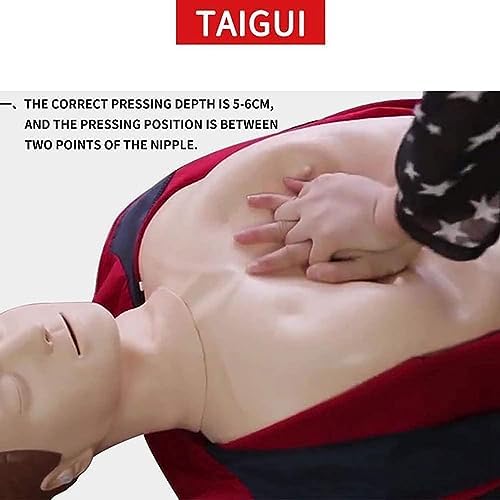 Training Manikin, Professional Adult CPR, Full Body CPR First Aid Training Dummy, Cardiopulmonary Resuscitation Simulator, for Medical Training Teaching Supplies