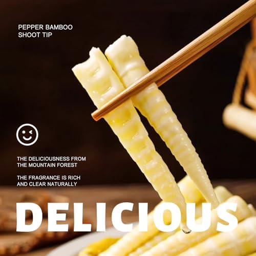Pickled Bamboo Shoots , Fresh Mountain Pepper Crispy Tender Shredded Bamboo Shoots, Fresh Bamboo Shoots, Tender Bamboo Shoots, Crispy Bamboo Shoots, Instant Snack, Snacks & Leisure Food, Chinese Pickled Vegetables (3.1 Oz*6 Bags)