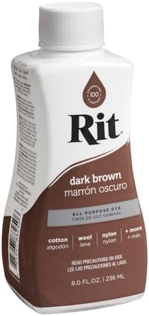 Rit All-Purpose Liquid Dye, Dark Brown