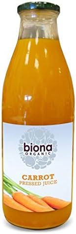 Biona Organic Carrot Pressed Juice 1L (Pack of 2)