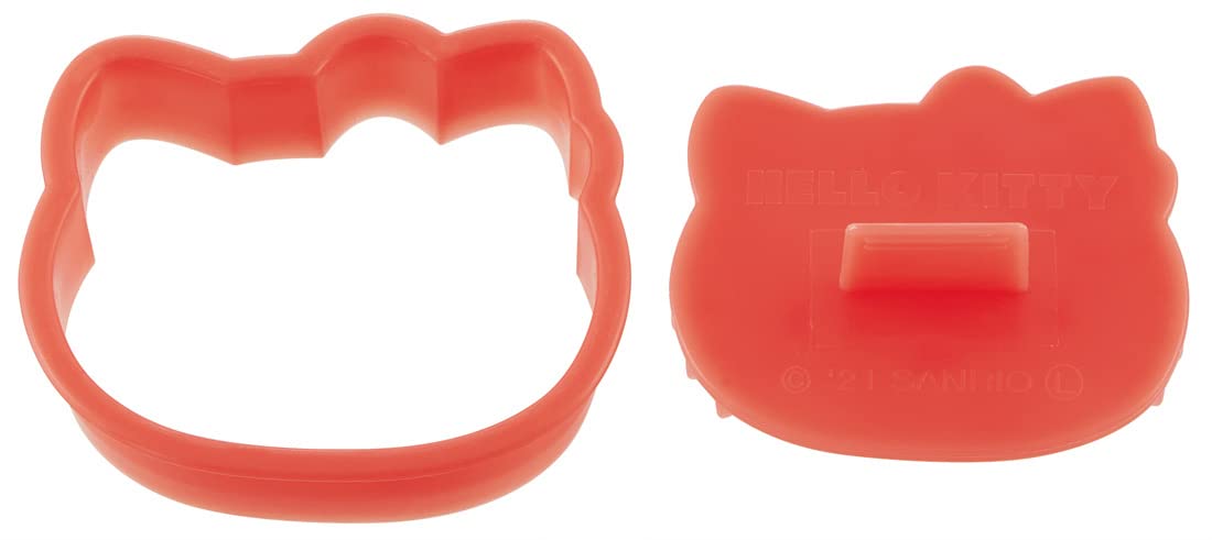 Skater Sanrio CSM1-A Sanrio Cookie Mold, Bread Cutter, Hello Kitty, Snack Time, Set of 4