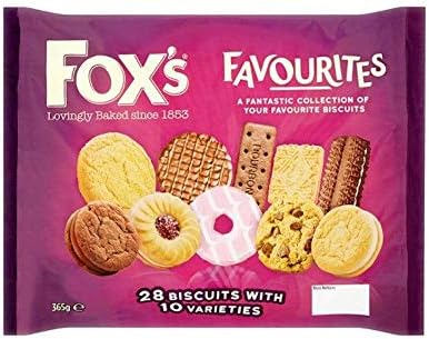 Fox's Favourites Assortment Biscuits - 365g - Pack of 2