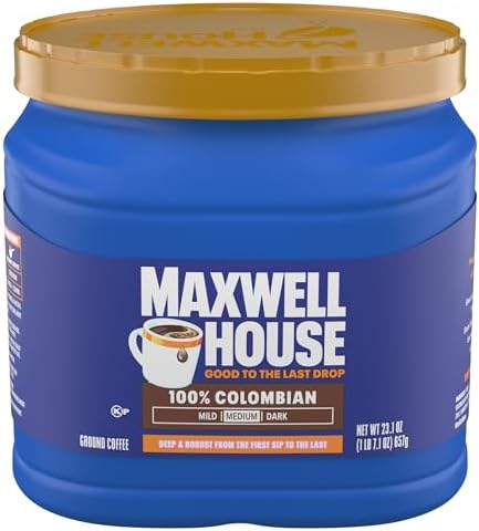 Maxwell House 23.1oz Ground Coffee Medium 100% Colombian Roast