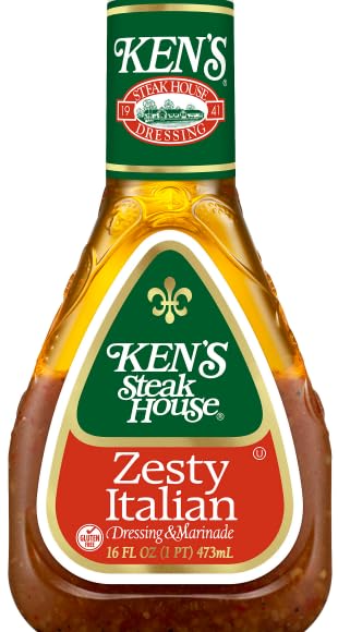 Pack Of 1 Zesty Italian Salad Dressing and Marinade, 16 oz.