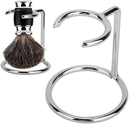Sonew Stainless Steel Shaving Brush Stand, Holder for Salon Home Travel Use, Modern Design