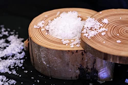 Bulk Flaky Sea Salt - 35oz Large Gourmet Salt Flakes - Professional Chef Quality - Handcrafted on Vancouver Island - All Natural Flaked Salt