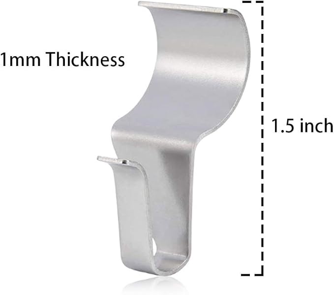 No-Hole Hooks Vinyl Siding Hangers - Low Profile- 4PK