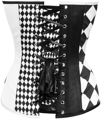 Daisy corsets Women's Daisy Corsets Top Drawer Print Steel Boned Corset