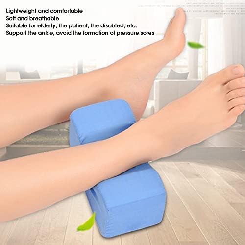Brrnoo Foot Elevator Support Pillow, 2pcs Ankle Anti‑Bedsore Cushion Leg Rest Elevating Pad Support and Pillow for Surgery, Injury, Knee Replacement or Rest