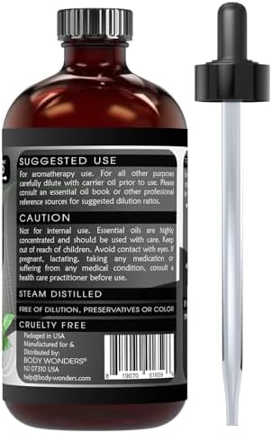 Australian Tea Tree Essential Oil | 100% Pure & Undiluted | 4 Fl. Oz (118 ml) | Therapeutic Grade | Packaged in USA