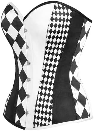Daisy corsets Women's Daisy Corsets Top Drawer Print Steel Boned Corset