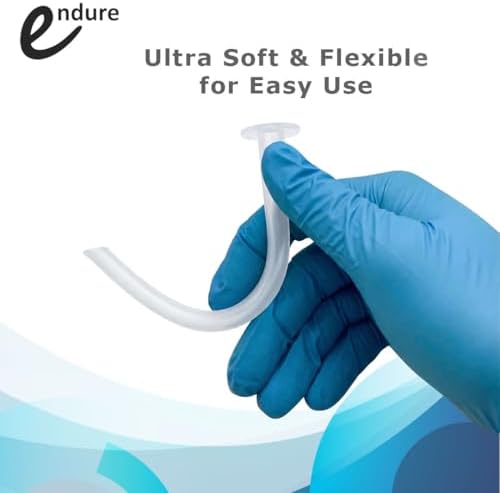 Endure Ind 30 FR Non-Adjustable Nasopharyngeal Airway 7.5 mm (NPA) – Sterile Single-Use Nasal Airway, Beveled Tip, Latex-Free, with Lubricating Jelly (2)