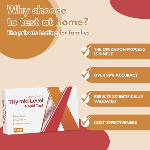 Thyroid Test Kit at Home - Rapid TSH Tester,Accurate TSH Testing Kit for Thyroid Health Monitoring (1 Test)