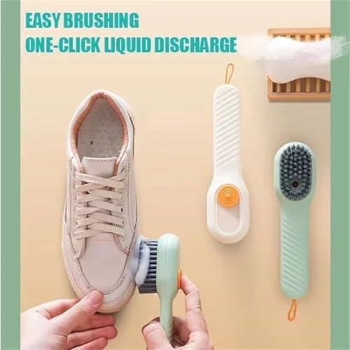 2 in 1 Multifunction Cleaning Brush, 2 in 1 Multifunction Cleaning Brush with Soap Dispenser, 2024 New Beyond Draw 2 in 1 Multifunction Cleaning Brush (Green)