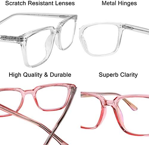 Yogo Vision 2 Pack Bifocal Reading Glasses Readers for Men Women Anti Glare Lightweight Eyeglasses