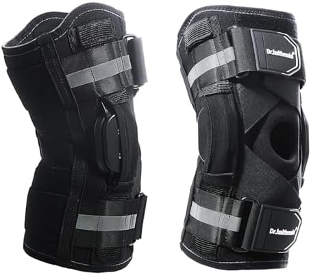 Professional Knee Brace for Men & Women - Hinged Support for Knee Pain, Arthritis, Meniscus Tear, ACL Injury - Breathable, Adjustable, Stabilizing Compression Sleeve for Running, Sports, Workout (X-Large)
