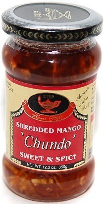Deep Home Style Shredded Mango Pickle 'Chundo' (Sweet & Spicy ) - 350g