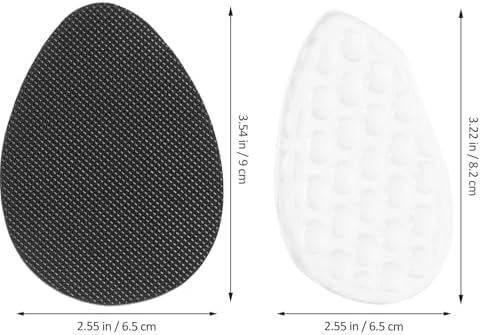 MAGICLULU 4 Pairs High Heel Metatarsal Pads Forefoot Shoe Inserts for Women Soft Massage Ball-of-Foot Cushions Anti-Friction Foot Accessories for Heel Comfort