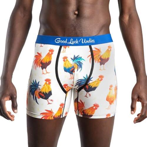 Good Luck Undies Men's Animals Boxer Brief Underwear