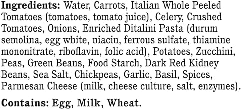 Rao's Homemade Vegetable Minestrone Soup, 16oz, Real Vegetables, Traditional Italian Heat and Serve Soup