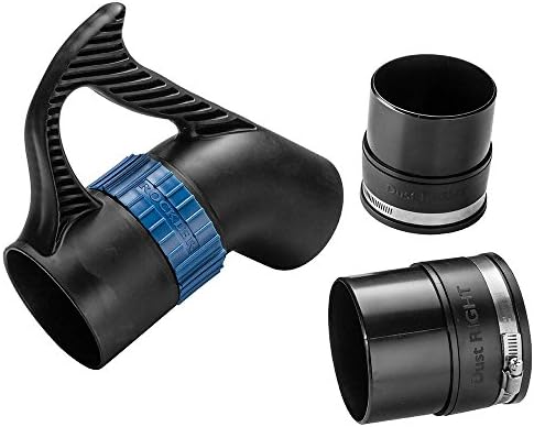 Dust Right Dust Collector Accessories Kit Includes Quick Change Floor Sweep, Quick Change Handle, Extension Wand, & Removable Grate - Dust Collection & Air Filtration (Quick-Change Tool Set)