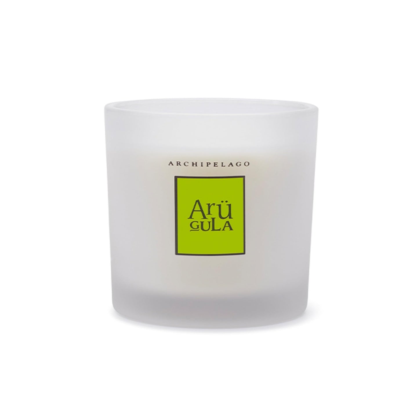 Archipelago Botanicals Hand-Poured Soy Wax Blend Scented Candle with Fragrance Oils, Lead-Free Cotton Wicks, Glass Candle Jar with Gift Box, Burns Approx. 60 Hours, Arugula, 10 Oz.