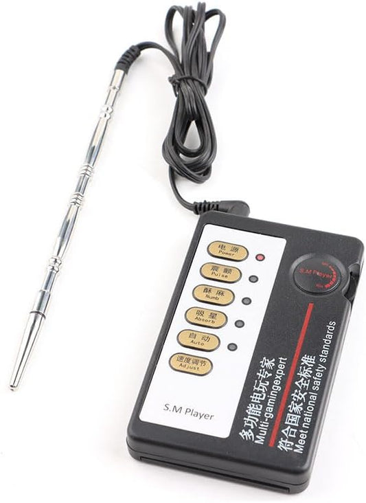Electric Shock Urethral Sound Urethral Sounds Dilators Penis Electric Shock Penis Plugmulti-Frequency Stretcher Screw Penis Plug for Male Masturbation Sex Toys for Men