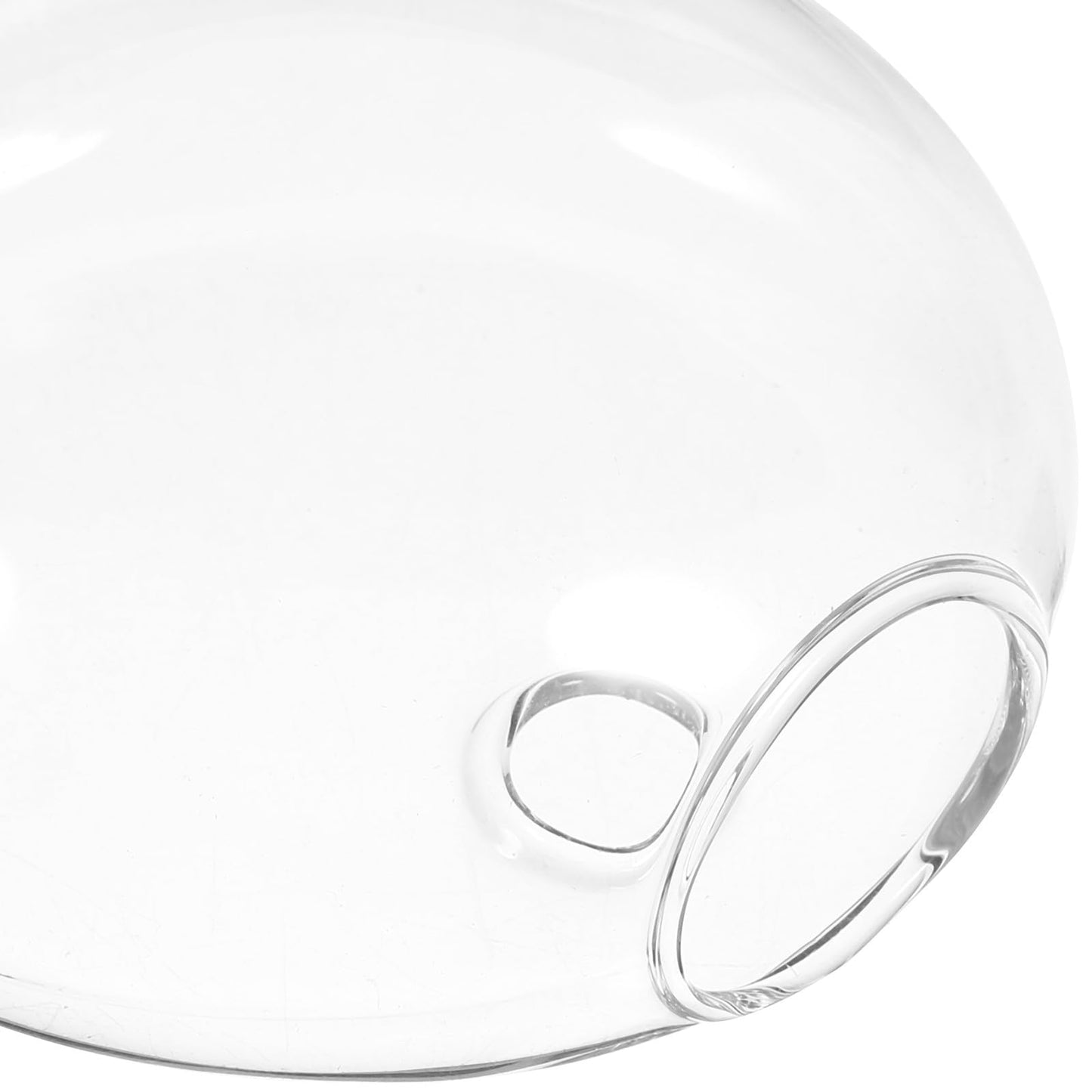 SUPVOX 2pcs Wall Mounted Glass Vase Hydroponic Planter Small Hanging Glass Terrarium Indoor Plant Holder for Home Office Décor
