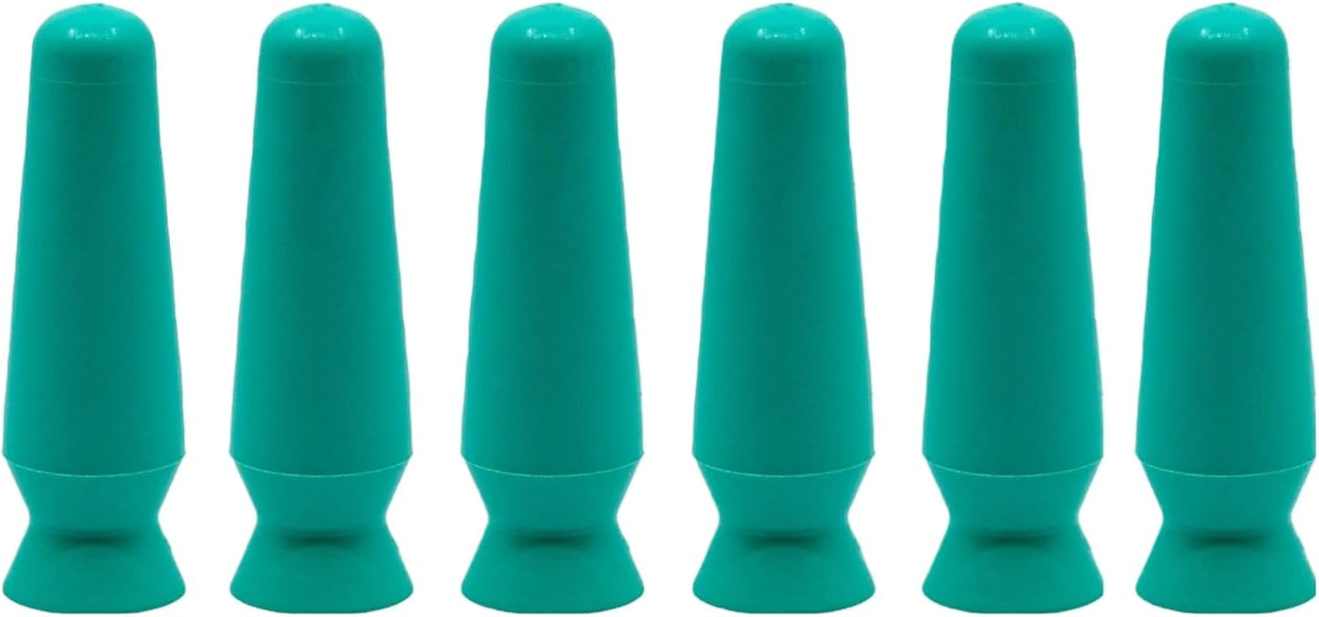 DMV Scleral Cup Lens Inserter Pack of 6, Ventless Contacts Inserter Tool for Scleral Lenses, Hard Contact Lenses, and Prosthetic Eyes, Applies Contacts Safely, Comfortably & Hygienically