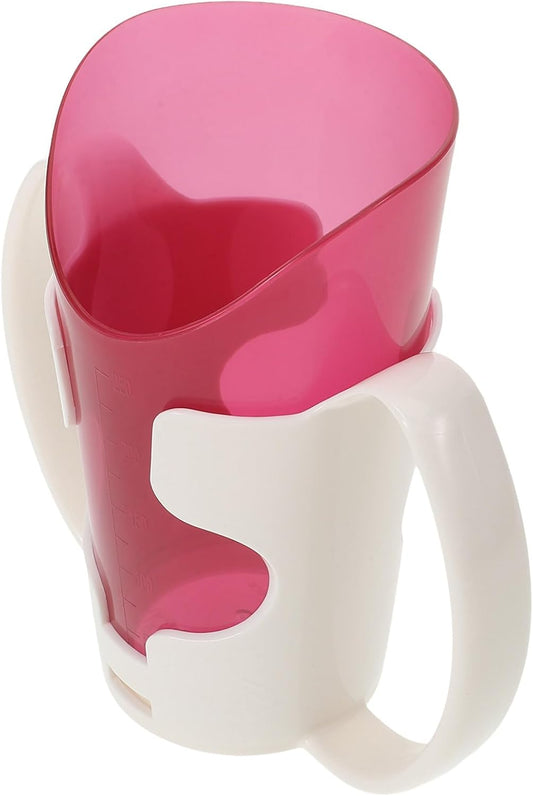 Choking-proof Bedridden Drinking Cup with Handles Anti-spill Elderly Feeding Cup for Disabled Patients for Liquid Intake