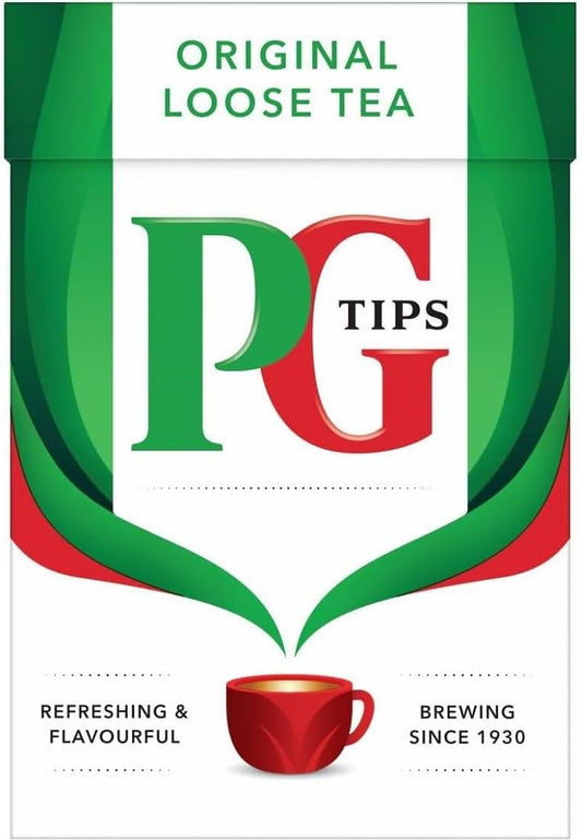 PG Tips Loose Leaf Tea, White, 8.8 Oz