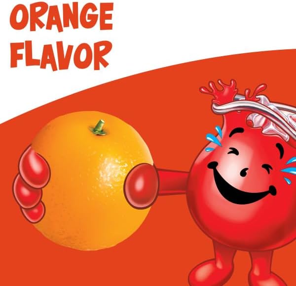 Kool-Aid Orange Caffeine Free Unsweetened Soft Drink Mix