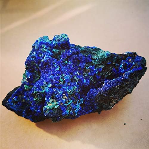 1pcs Natural Azurite Malachite Crystal Mineral Gemstone Reiki Specimen Reiki Stone Jewelry Making Home Decoration(300 to 400g)