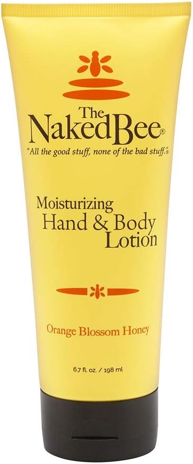 The Naked Bee Orange and Blossom Honey Moisturizing Hand and Body Lotion, 6.7 Ounce