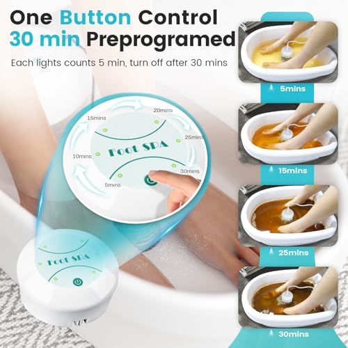 Ionic Detox Foot Bath Machine, Personal Ionic Foot Cleanse Ionic Foot Bath SPA Machine Foot Detox System for Home Beauty Salon Spa with Basin, 100 Liners