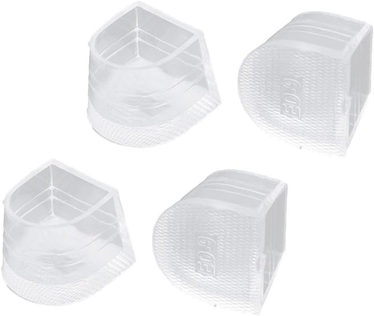 2 Pairs High Heel Covers Anti Slip Latin Stiletto Dancing Heel Covers Anti Noise High Heel Protector Replacement Tips Cap Protectors Covers