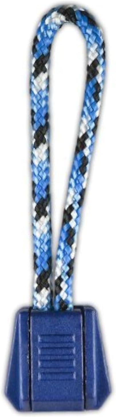 Paracord Planet Zipper Pulls Available in Various Color Combinations – Choose from 5, 10 and 20 Pack Sizes (Blue Snake/Blue, 5 Pack)