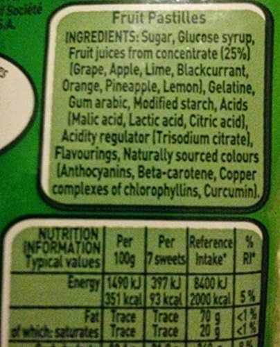 Rowntrees Fruit Pastilles 170g and Jelly Tots 160g