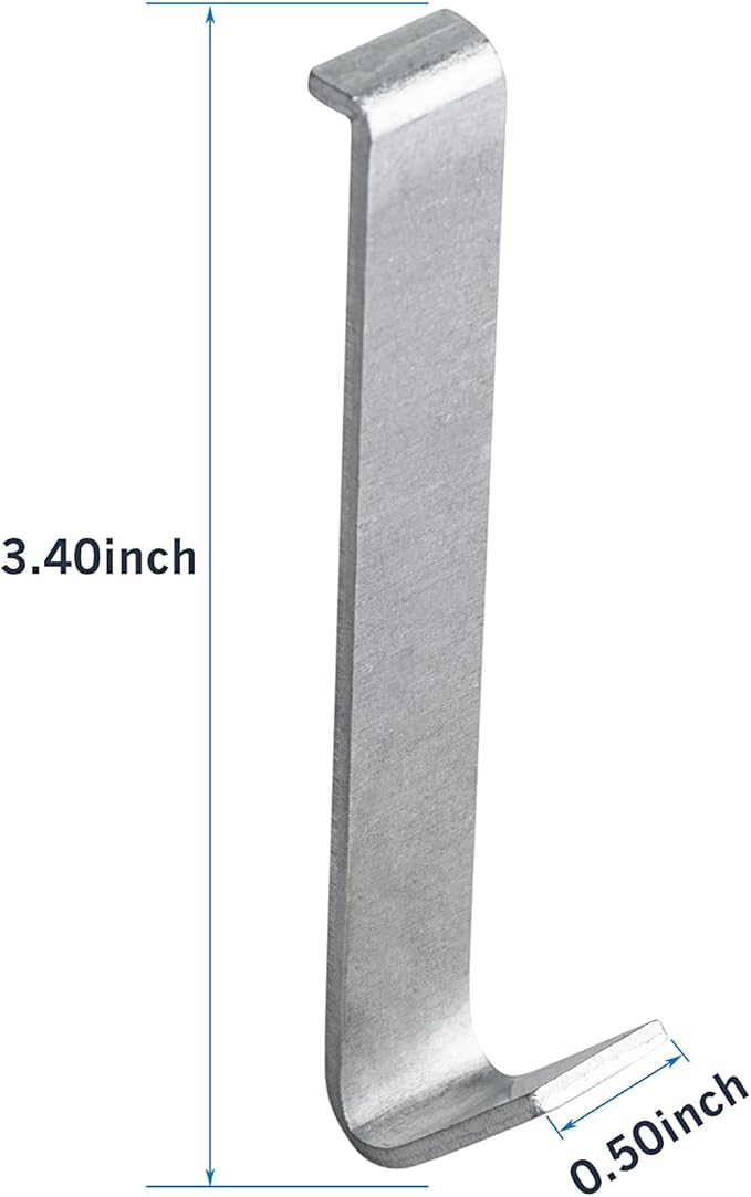 6 Pack Aluminum Alloy Hook Without Require Drilling, Hooks for Fiber Cement Board Siding(Installation Tool Included)