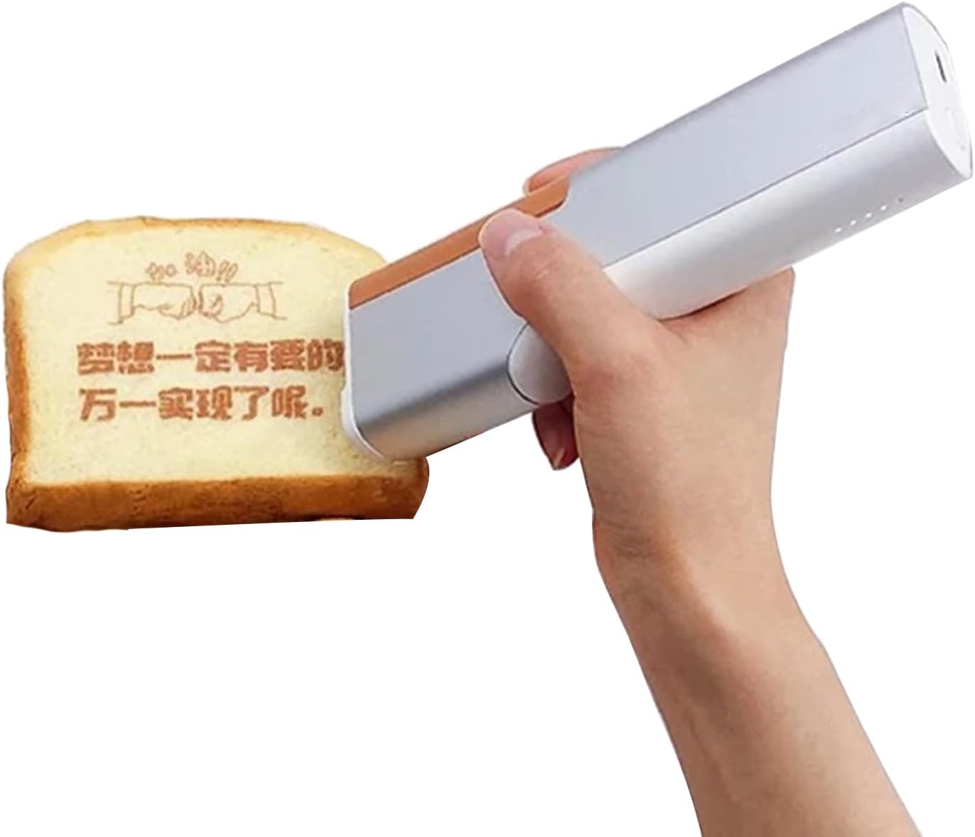 Mini Handheld Coffee Print, Portable Inkjet Printer & Edible Printer for Cakes Bread Coffee Foodies Art Cooking