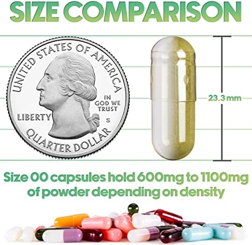 XPRS Nutra Gelatin Size 00 Separated Capsules - 100 Clear Count Gelatin Empty Capsules Separated in Bags -Empty 00 Pills for DIY Supplement Filling