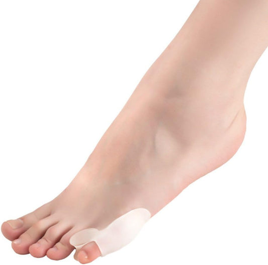 Elitzia Foot Care Hallux Valgus Single Hole Silicone Toe Separator Daily-use Two Size ETFT006 (Size S for small toe)